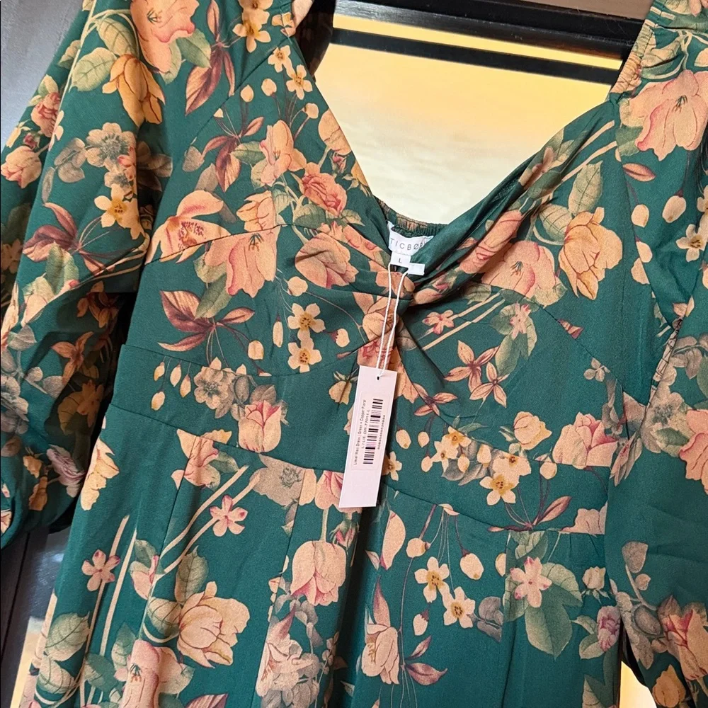Baltic Born Forest Green Floral Maxi Dress - Picture 6 of 6